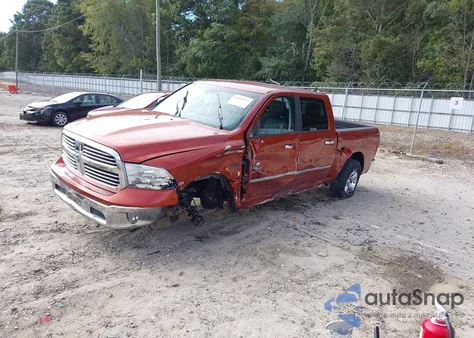 2013 Ram 1500 Big Horn z USA, uszkodzony, nr VIN 1C6RR6LT7DS650628